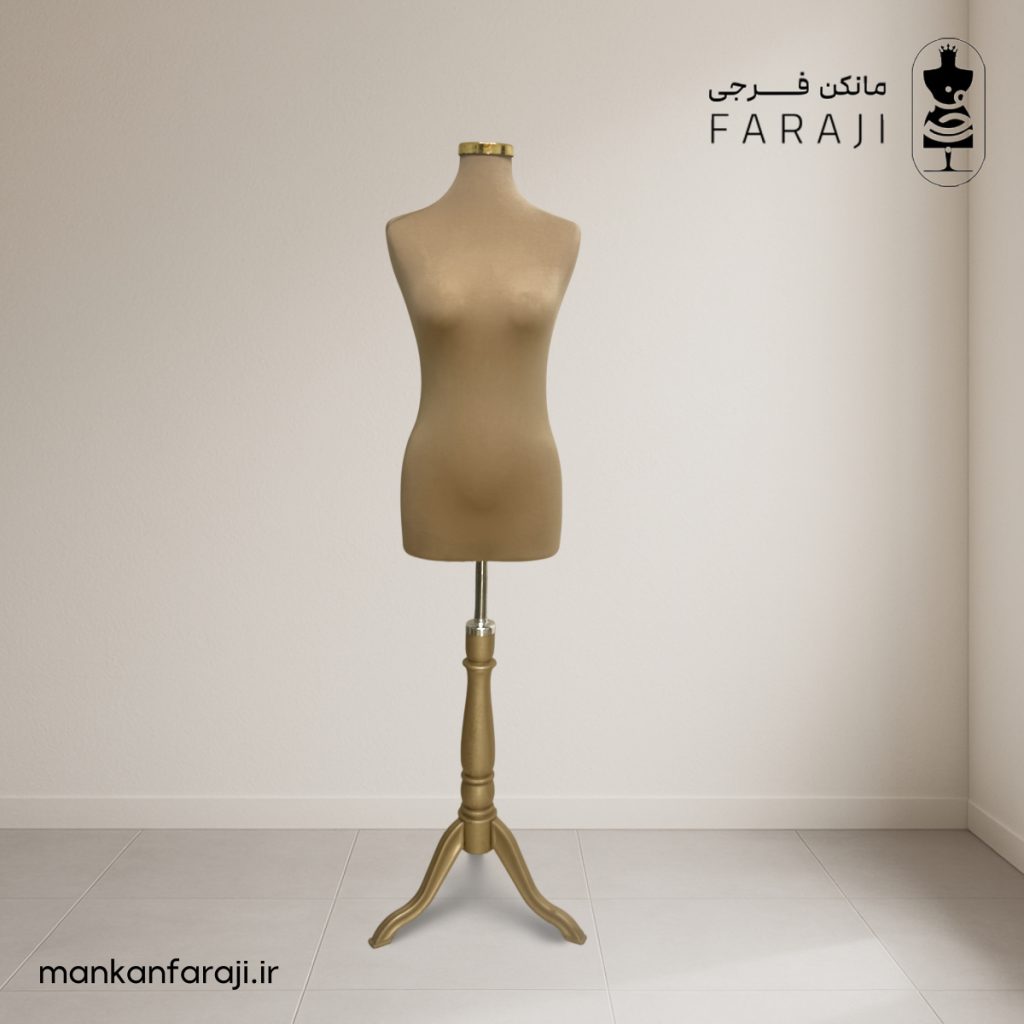 مانکن نیم تنه زنانه سوزن خور سایز 38 | |Female mannequin bust size 38