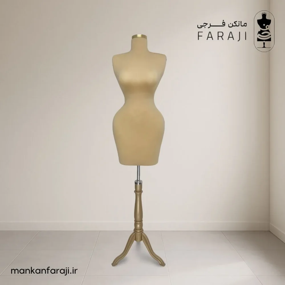 مانکن نیم تنه زنانه مدل ساعت شنی
