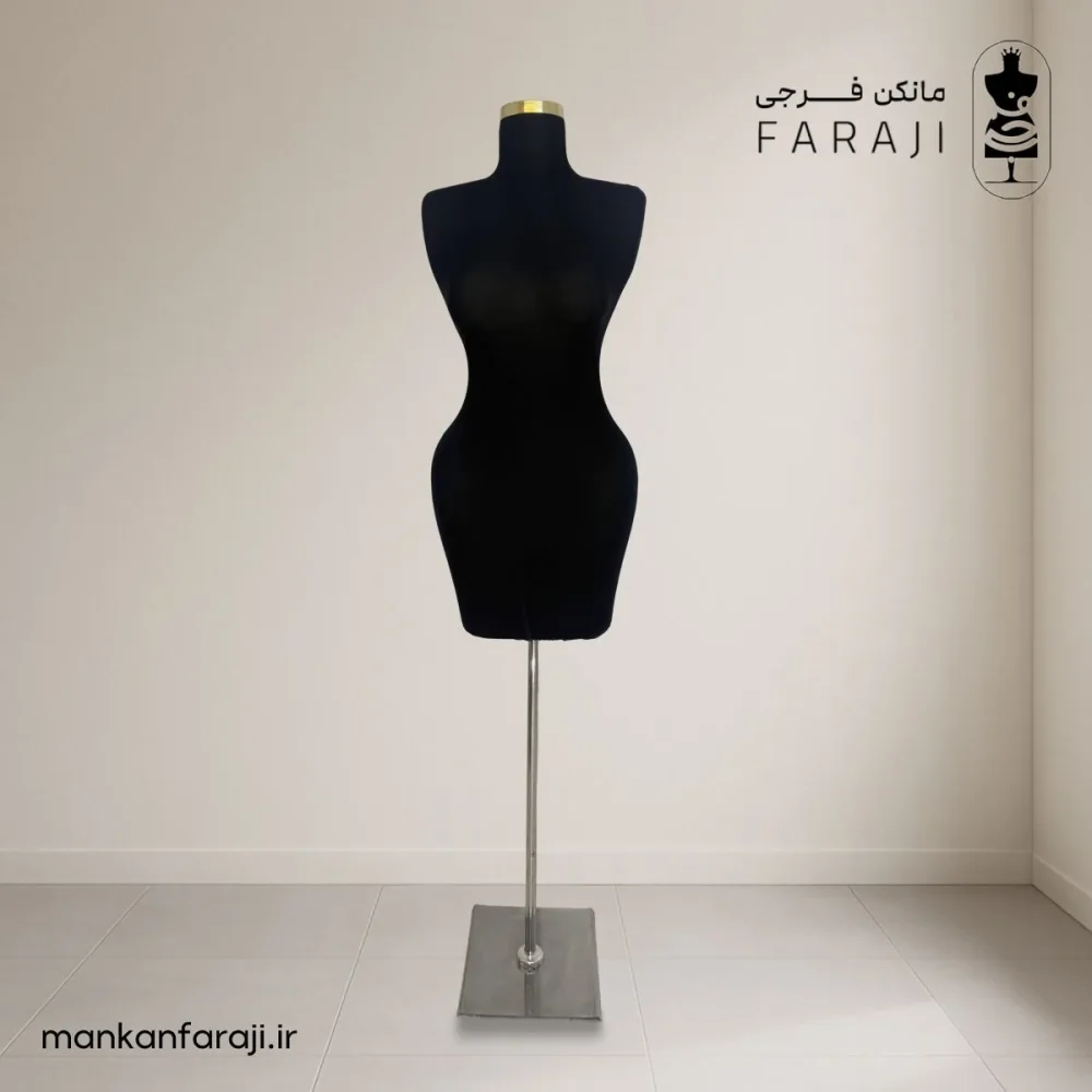 مانکن نیم تنه سوزن خور زنانه مدل ساعت شنی