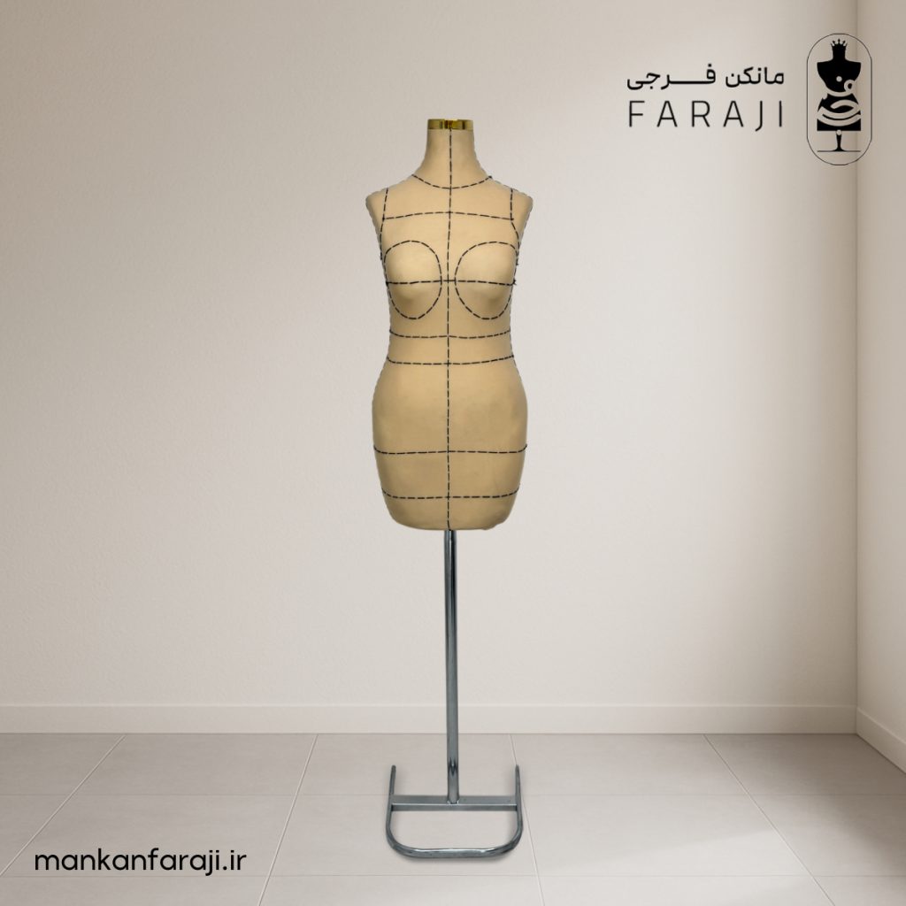 مانکن طراح لباس سایز ۴۰ زنانه با خطوط دستدوز ثابت