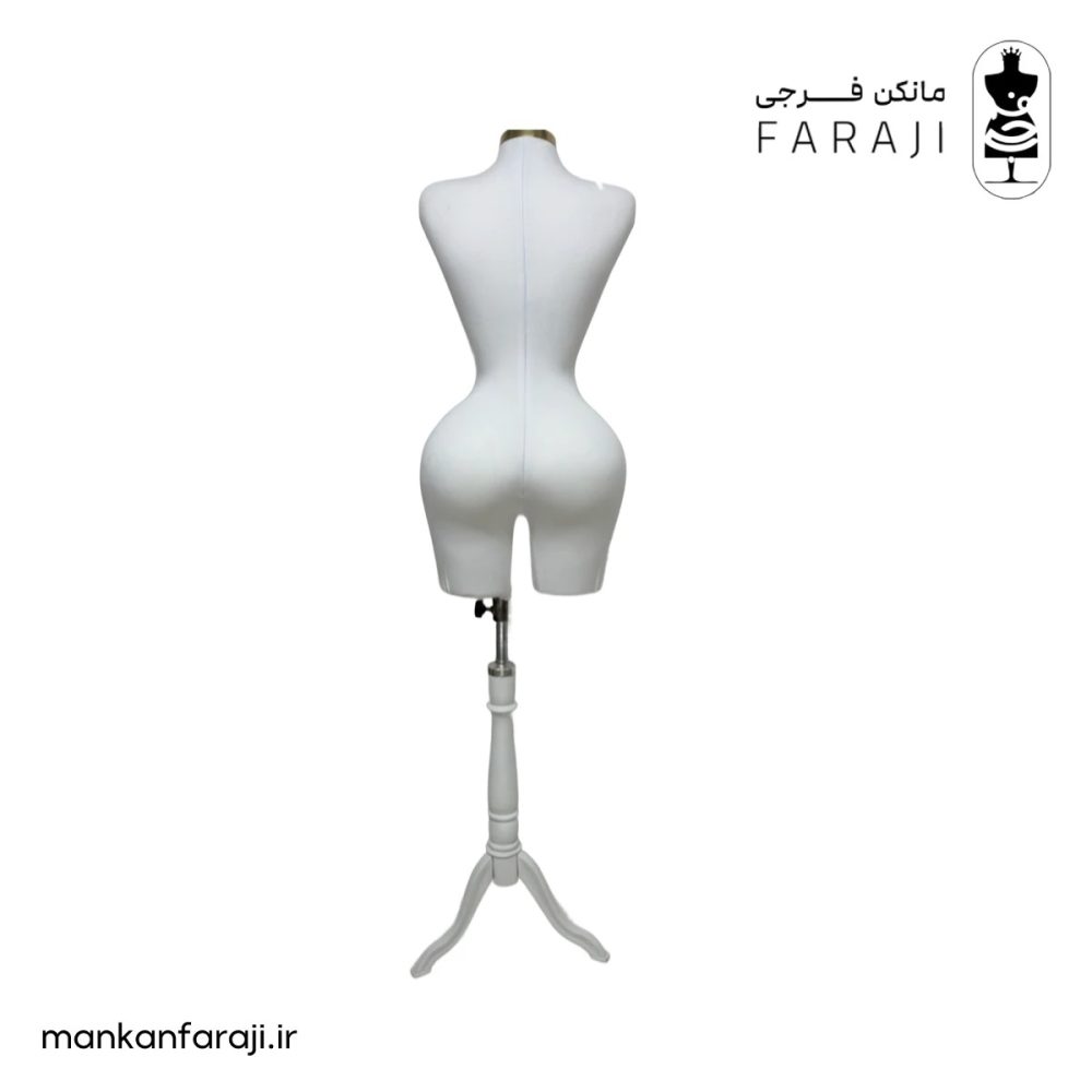 فرم بدن متناسب با کمر باریک و مناسب طراحی لباس.