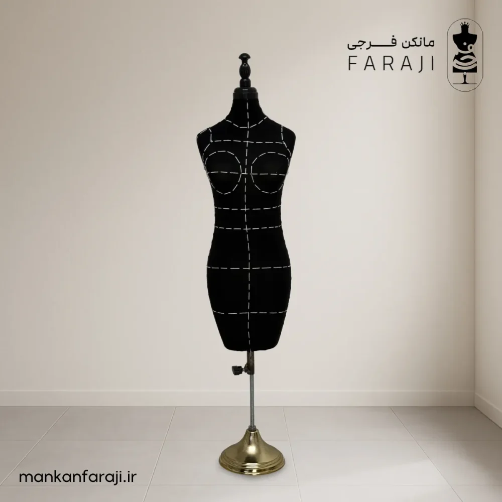 مانکن خیاطی زنانه سایز یک دوم
