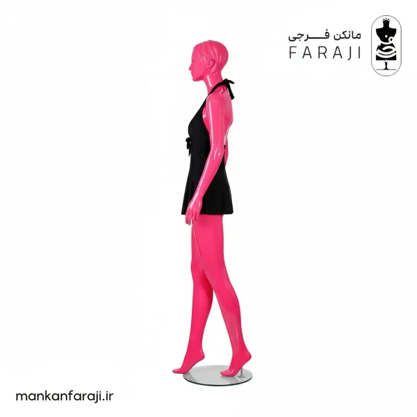 Female pink full body mannequin model 102 in standing pose